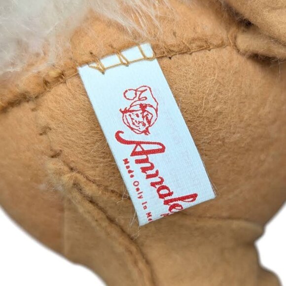 Vintage Annalee Mobilitee Christmas Reindeer Plush 18" x 16" Eyes Open - Picture 8 of 14